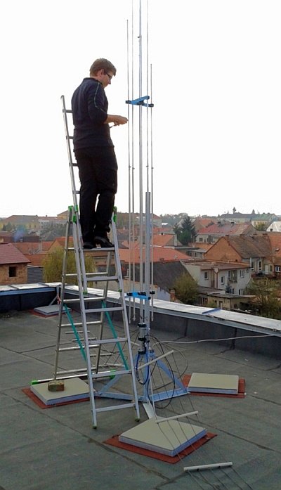 ladění změnou délek zářičů